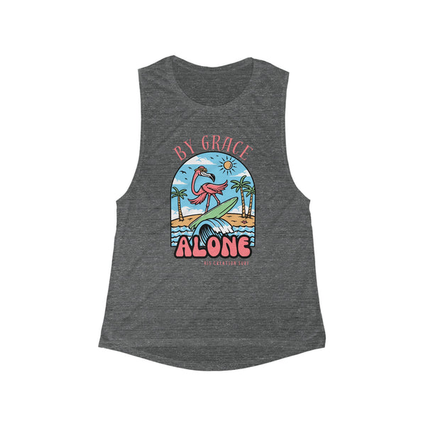 By Grace Alone Flowy Scoop Muscle Tank