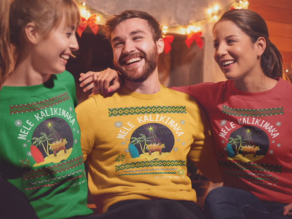 Mele Kalikimaka Nativity Sweatshirt