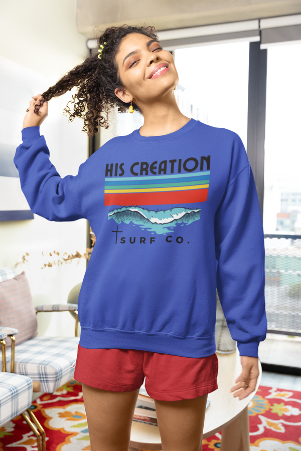 Sweatshirt Crewneck HCSC Signature Striped Logo