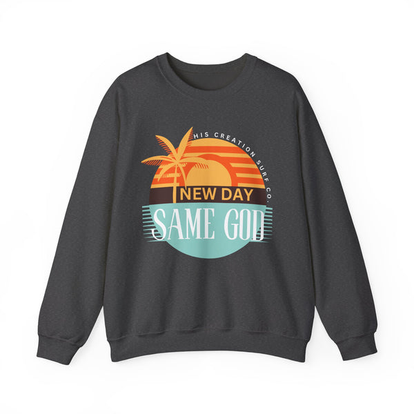 Sweatshirt Crewneck New Day, Same God