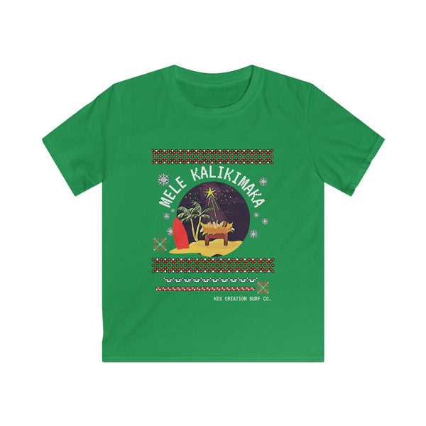 Mele Kalikimaka Nativity Kids Tee