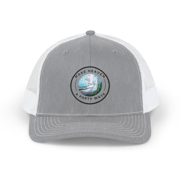 Snapback Make Heaven A Party Wave Trucker Cap