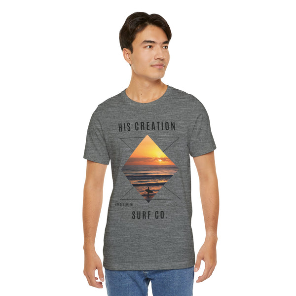 His Creation Surf Co. Geometric Tee "Express Delivery"