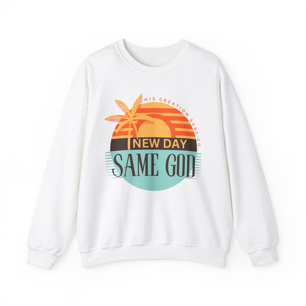 Sweatshirt Crewneck New Day, Same God